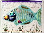 tropical fish fused glass tropical fish fused glass